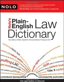 Nolo's Plain-English Law Dictionary