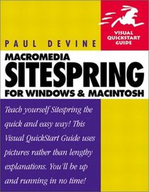 Macromedia Sitespring for Windows & Macintosh (Visual QuickStart Guide)