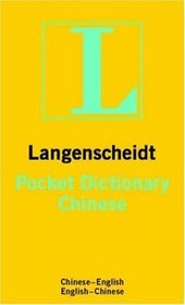 Langenscheidt's Pocket Dictionary Chinese/English English/Chinese
