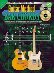GUITAR METHOD BAR CHORDS BK/CD/BONUS DVD (Progressive Guitar Method)