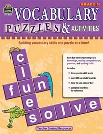 Vocabulary Puzzles & Activities, Grade 5