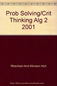 Algebra 2: Problem Solving/Critical Thinking Masters