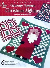 Crochet Granny Square Christmas Afghans