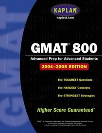 GMAT 800, 2004-2005 Edition