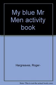 My blue Mr Men activity book