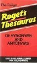 Roget's Thesaurus of Synonyms and Antonyms