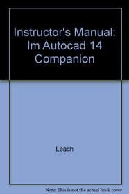 Instructor's Manual: Im Autocad 14 Companion