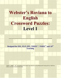 Webster's Roviana to English Crossword Puzzles: Level 1