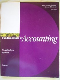 Fundamentals of Accounting: An Applications Approach, Course 2