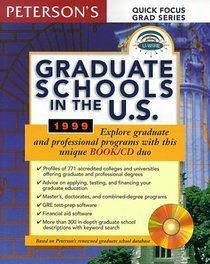 Peterson's Graduate Schools in the U.S. 1999 (Peterson's Graduate Schools in the Us)