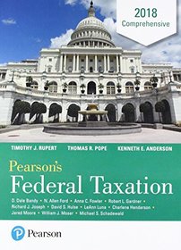 Pearson's Federal Taxation 2018 Comprehensive Plus MyAccountingLab with Pearson eText -- Access Card Package (31st Edition)