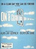 On a Clear Day You Can See Forever (Vocal Selections) (Classic Broadway Shows)