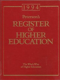 Register of Higher Education 1994 (Directory of College and University Administrators)