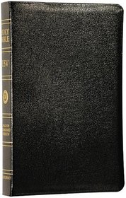 ESV Classic reference Bible, Genuine leather, Black Red Letter Text