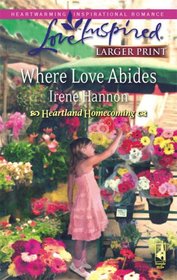 Where Love Abides (Heartland Homecoming, Bk 3) (Love Inspired, No 443) (Larger Print)
