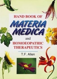 Handbook of Materia Medica & Homoeopathic Therapeutics