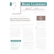 Board Leadership, No. 63, 2002 (J-B BL Single Issue                                                        Board Leadership Journal)