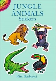 Jungle Animals Stickers (Dover Little Activity Books)