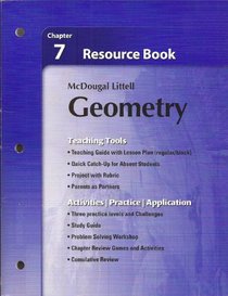 McDougal Littell Geometry Chapter 7 Resource Book