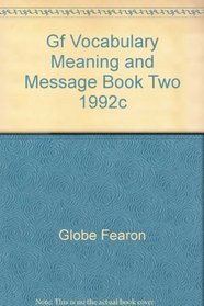 Vocabulary: Meaning and Message : Number 2