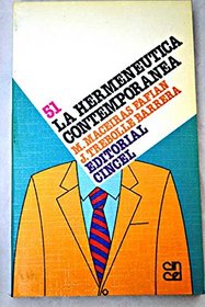 La hermeneutica contemporanea (Serie Historia de la filosofia) (Spanish Edition)