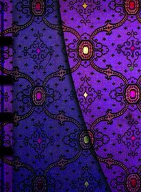 Smythe Sewn French Ornate Violet Wrap Lined (French Ornate Wraps)