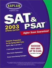Kaplan SAT & PSAT 2003, Spring Edition