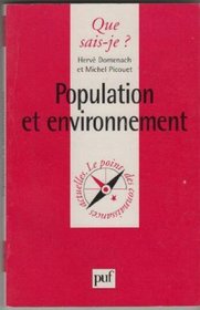Population et Environnement