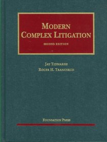 Modern Complex Litigation, 2d (University Casebook Series)