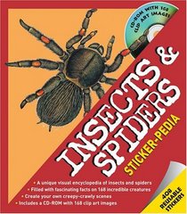 Insects And Spiders: Sticker-Pedia (Stickerpedia Books)