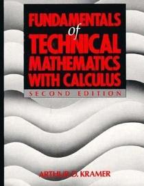 Fundamentals of Technical Mathematics With Calculus