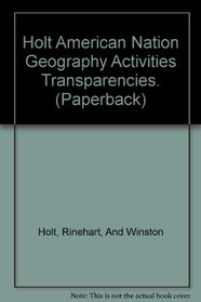 Holt American Nation Geography Activities Transparencies. (Paperback)
