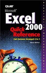 Microsoft Excel 2000 Quick Reference (2nd Edition)