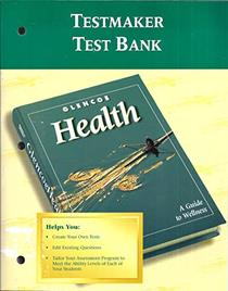 Glencoe Health TESTMAKER Test Bank