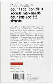 Pour l'abolition de la socit marchande pour une socit vivante