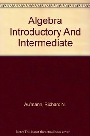 Algebra: Introductory And Intermediate: Text with HM3 CD-ROM
