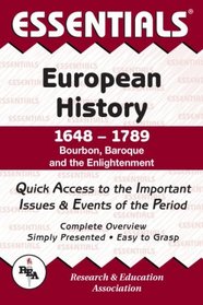 Essentials of European History, 1648-1789 (Essentials Study Guides)