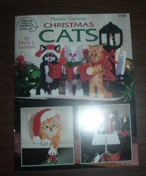 Plastic Canvas Christmas Cats