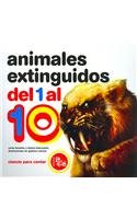 Animales extinguidos del 1 al 10/ Extinct Animals From 1 to 10 (Ciencia Para Contar) (Spanish Edition)