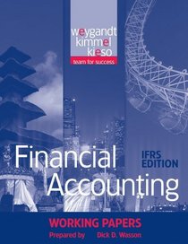 Financial Accounting, Working Papers: IFRS Edition