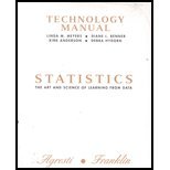 Technology Manual for Statistics: The Art and Science of Learning From Data