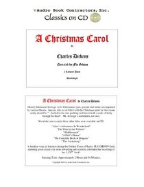 A Christmas Carol (Classic Books on CD Collection)