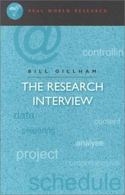 The Research Interview (Real World Research)