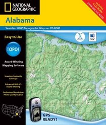 National Geographic Topographical  Alabama