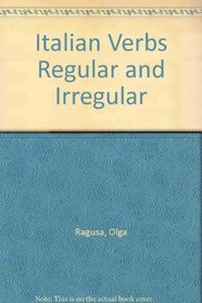 Italian Verbs Regular and Irregular
