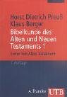 Bibelkunde des Alten und Neuen Testaments 1. Altes Testament.