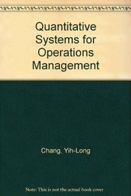Quantitative Systems for Operations Management