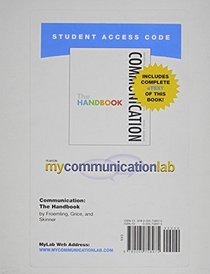 MyCommunicationLab with Pearson eText Student Access Code Card for Communication: The Handbook (standalone)