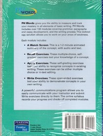 PH Words Student's User Manual with Access Code