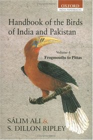 Handbook of the Birds of India and Pakistan (Vol 4)